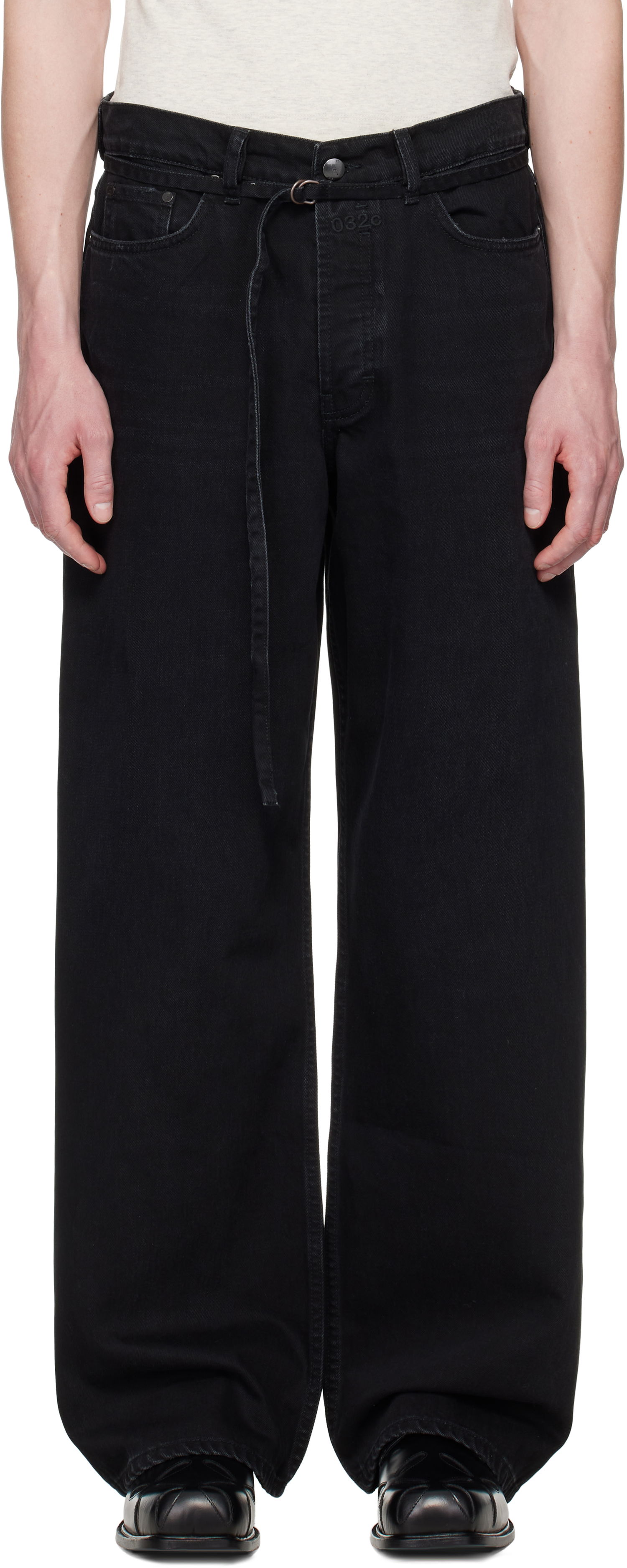 Дънки 032C 032c Down To Earth Wide Leg Jeans Черно | S25-URD-1062-050, 0