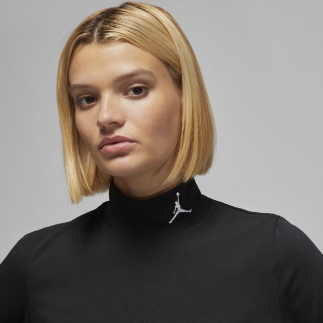 Тениска Jordan Flight Mock Neck Top Черно | DQ4618-010, 1