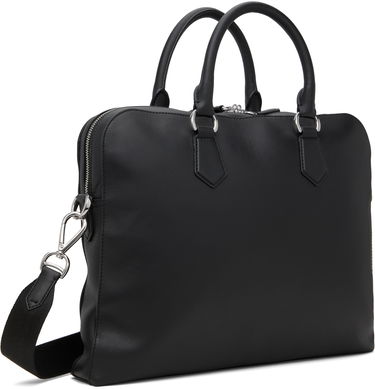 Чанта през рамо Polo by Ralph Lauren Ralph Lauren Smooth Leather Commuter Briefcase Черно | 405962454001, 2