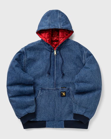 Яке Carhartt WIP Denim Hooded OG Active Jacket with Quilted Lining, 50 Years Anniversary Edition Синьо | I035966.3FZ12, 2