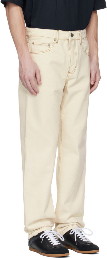 Дънки AMI AMI Paris Classic Fit Jeans Бежово | HTR001.DE0039, 1