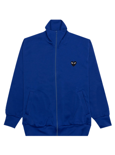 Суитчър Comme des Garçons PLAY Big Black Heart Hoodie Тъмно синьо | AZ T256 051 2