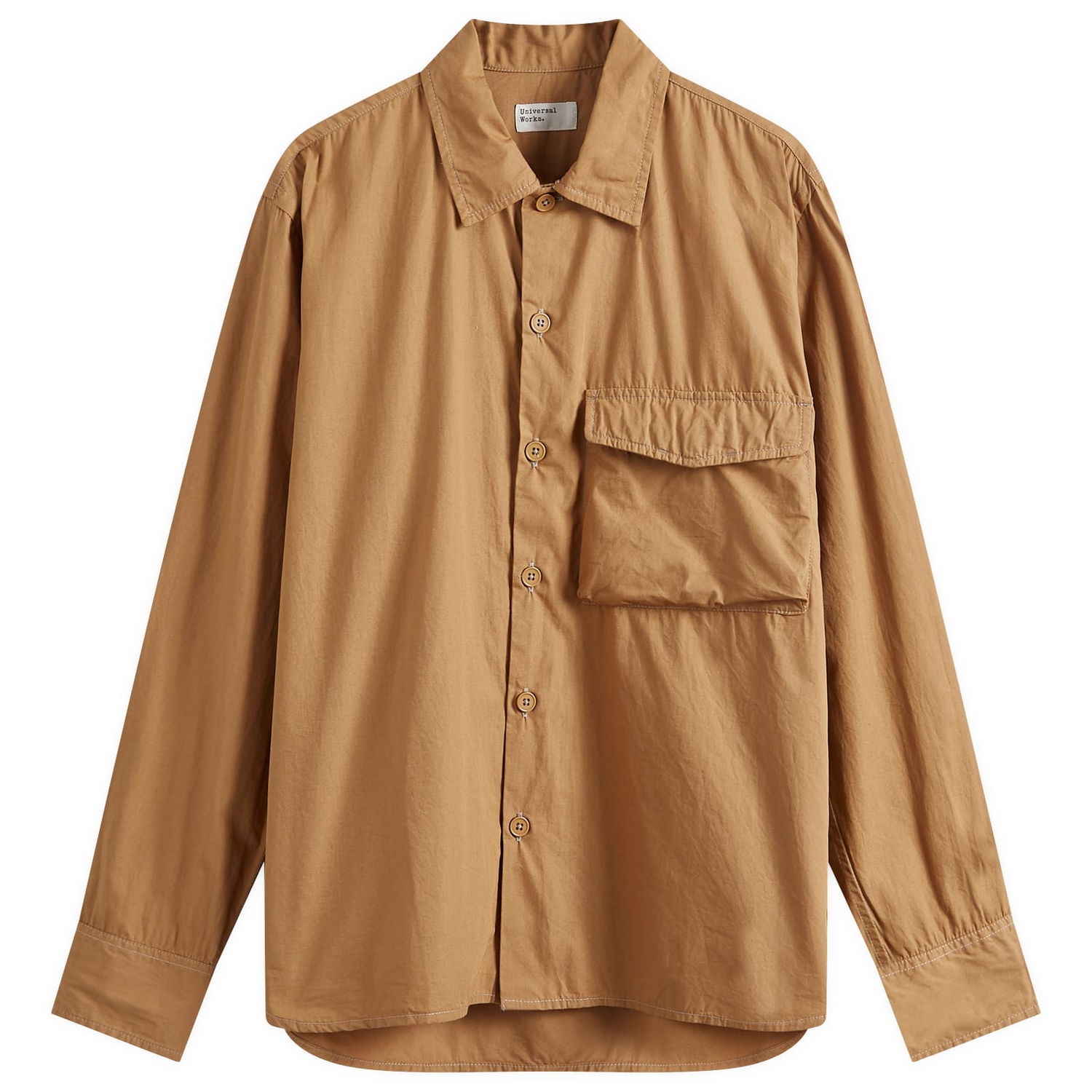 Риза Universal Works Universal Works Field Shirt, Size Medium Кафяво | P3062-SND, 0