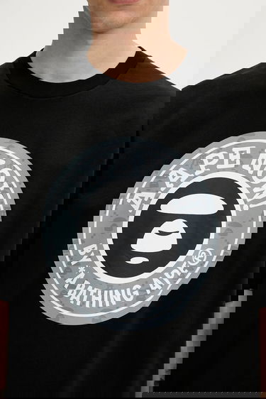 Тениска AAPE by A Bathing Ape Basic Graphic T-shirt Черно | AAPTEM1638XXO, 3