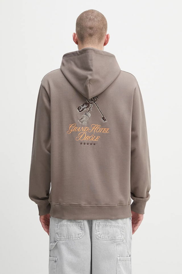 Drôle de Monsieur Le Hoodie Grand Hotel Graphic Print