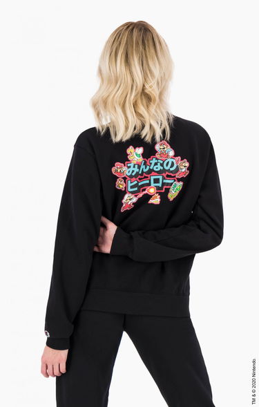 Тениска Champion Crewneck Sweatshirt XL Черно | 114712-KK001, 4