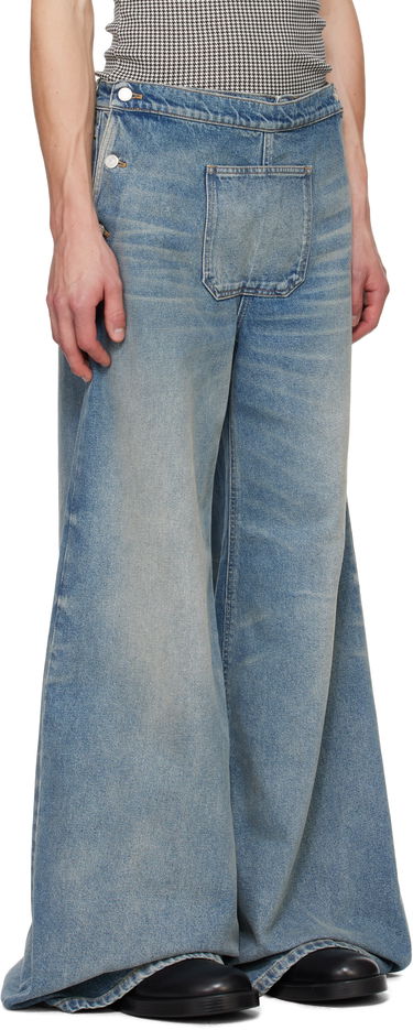 Дънки Courrèges Courrèges One Pocket Baggy Jeans Синьо | 324DPA238DE0033, 1