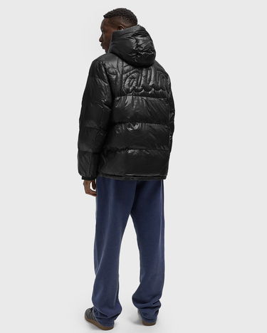 Пухо яке Patta Quilted Script Logo Hooded Puffer Jacket Черно | POC-AW25-3200-348-0031-001, 2
