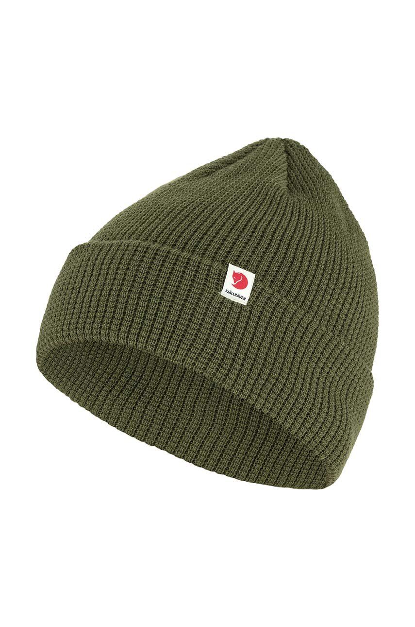 Шапка FJÄLLRÄVEN Beanie Tab Green Зелено | F84767.677, 0