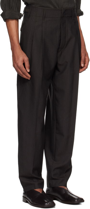 Панталони LEMAIRE Lemaire Pleated Trousers Черно | PA1169 LF414, 1
