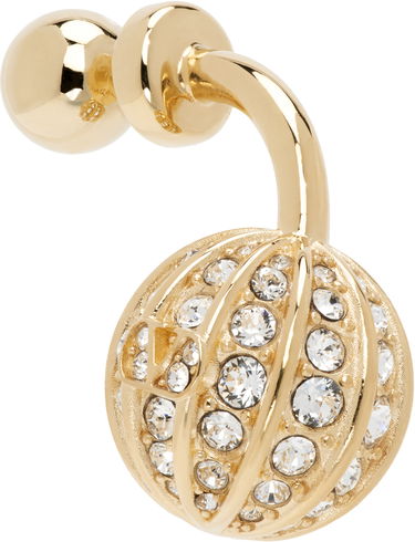 Обеци Valentino Valentino Garavani Poetique Crystal-Embellished Single Earring Жълто | 6W0J0Z07YCW, 1