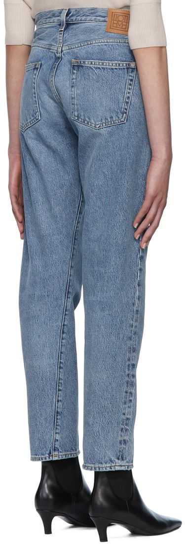 Дънки TOTEME TOTEME Twisted Seam Jeans Синьо | 222-232-741, 2