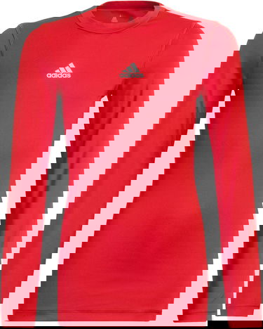 Тениска adidas Originals Techfit Long Sleeve T-Shirt Червено | h23154, 0