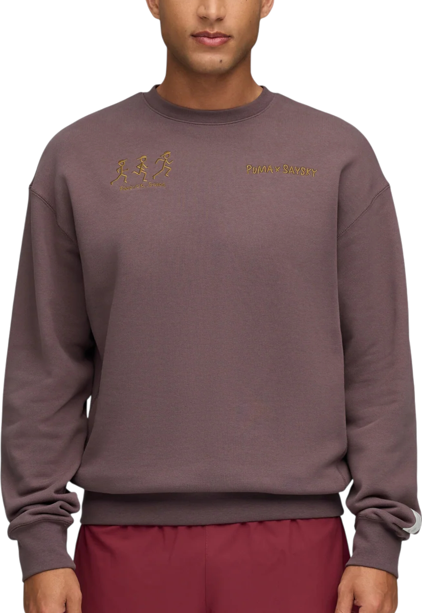 Суитчър Puma Puma x Saysky Crewneck Sweatshirt Лилаво | 527557-88, 0