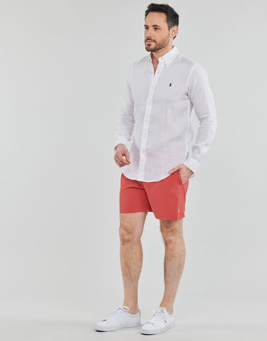 Риза Polo by Ralph Lauren Long sleeved Shirt Бяло | 710794141005, 2