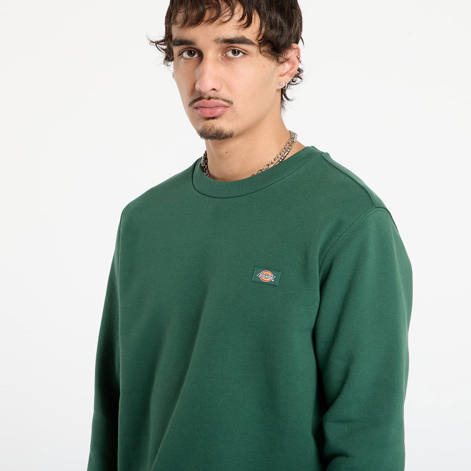 Суитчър Dickies Oakport Sweatshirt Зелено | 0A4XCE-PINE-NEEDLE-GRE, 0