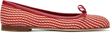 Облекло Manolo Blahnik Manolo Blahnik Veralli Ballerina Flats Червено | 424-1947, 0