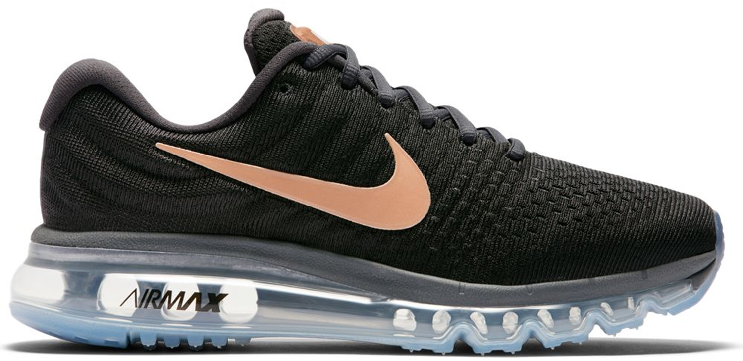 Кецове и обувки Nike Air Max 2017 Black Metallic Red Bronze W Черно | 849560-008, 0