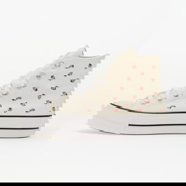 Кецове и обувки Converse Chuck Taylor All Star Lift Platform Embroidered Strawberries Бежово | A14934C, 0