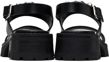 Кецове и обувки Versace Medusa Buckle Platform Block-Heel Sandals 80 mm Черно | 1015472_1A04174_1B00P, 1