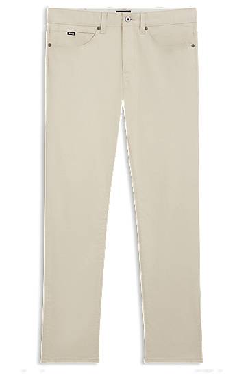Дънки BOSS Delaware Slim-Fit Performance Denim Jeans Бежово | 50550942