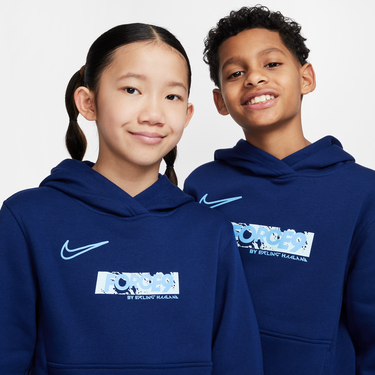Суитчър Nike Erling Haaland Club Fleece Hoodie Синьо | HJ3837-492, 2