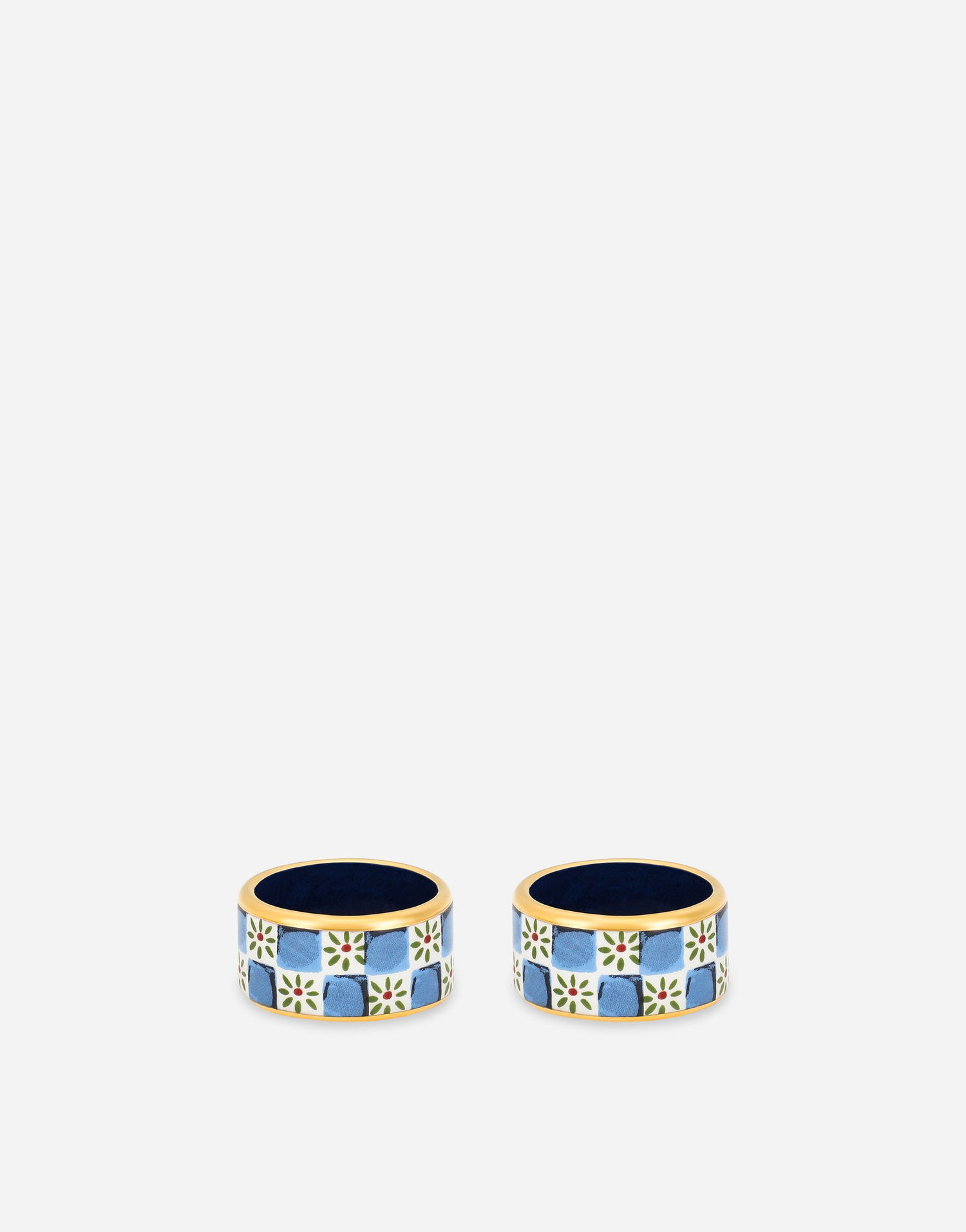 Пръстен Dolce & Gabbana Porcelain Napkin Ring Set Синьо | TCGS07TCAEMUC033, 0