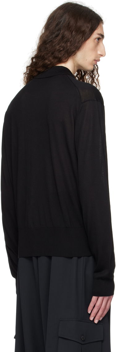 Пуловер Versace Versace Knit Silk Cardigan Черно | 1020281_1A12273, 2