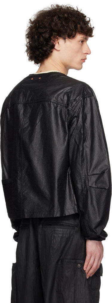 Яке бомбър Andersson Bell Andersson Bell Convex Collarless Bomber Jacket Черно | awa696m, 2