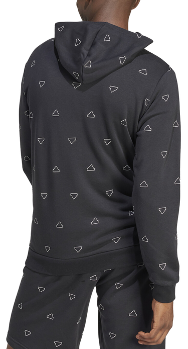 Суитчър adidas Performance Sportswear Seasonal Essentials Monogram Graphic Hoodie Сиво | iv9357, 1