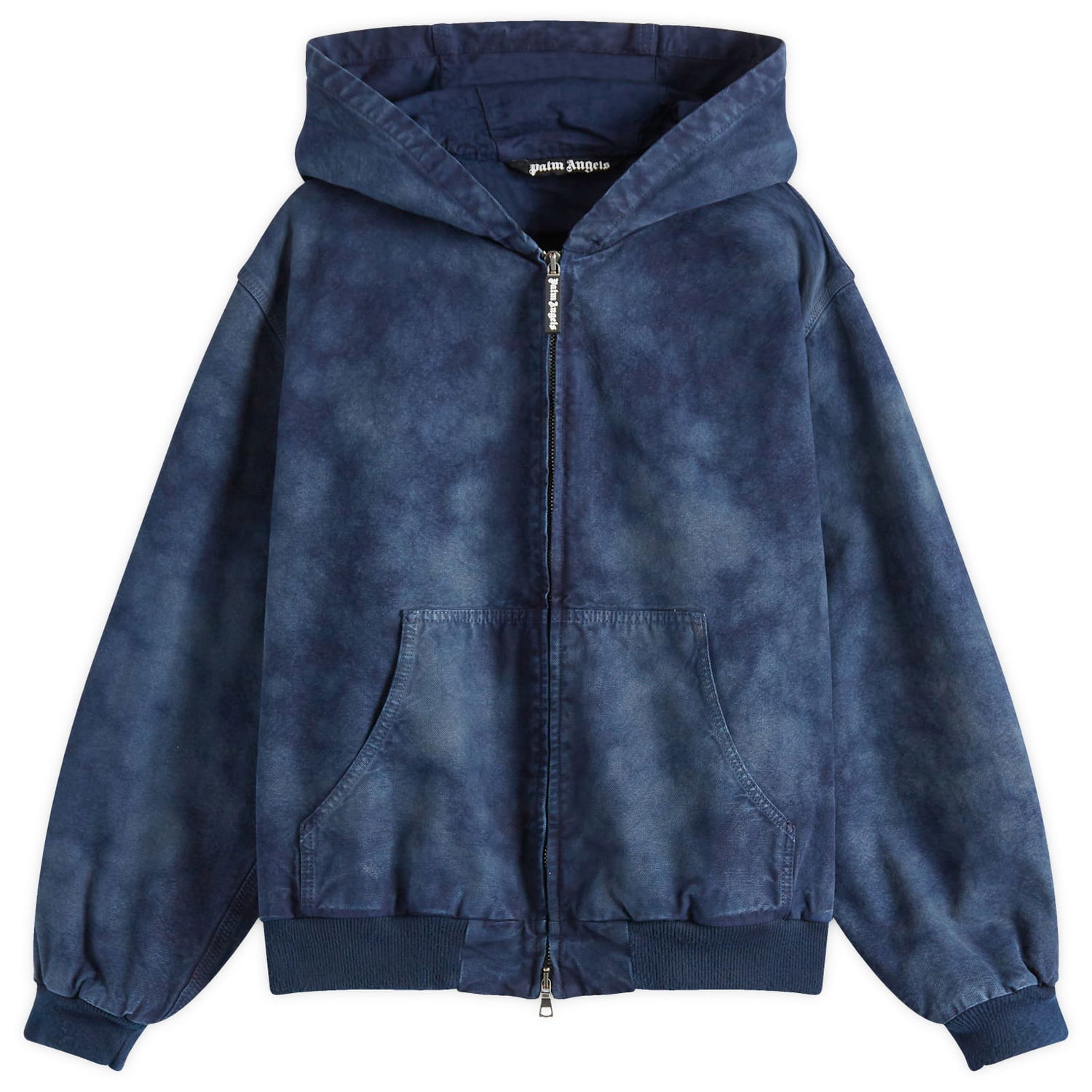 Суитчър Palm Angels Palm Angels Bomber Jacket with Hood Синьо | PMEH035S25FAB0024949, 1