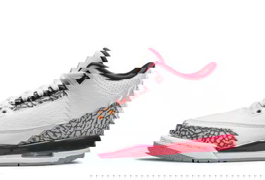 Кецове и обувки Jordan Air Jordan 3 Retro "Cardinal Red" GS Бяло | 398614-126, 4