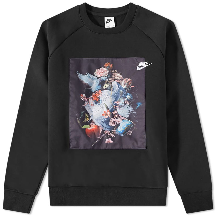 Суитчър Nike Masterpiece Crew Sweat Black/White Черно | DD6515-010