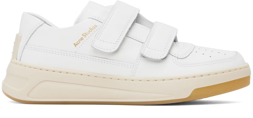 Кецове и обувки Acne Studios Velcro Strap "White" Бяло | BD0244-, 0