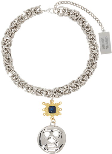 Колие Chopova Lowena 'The Mask' Silver Chain Necklace Металик | 6519, 0