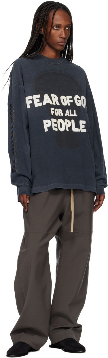 Тениска Fear of God Fear of God Relaxed Long Sleeve 'Future' T-shirt Сиво | FG25FW10-10403HWJUS, 3