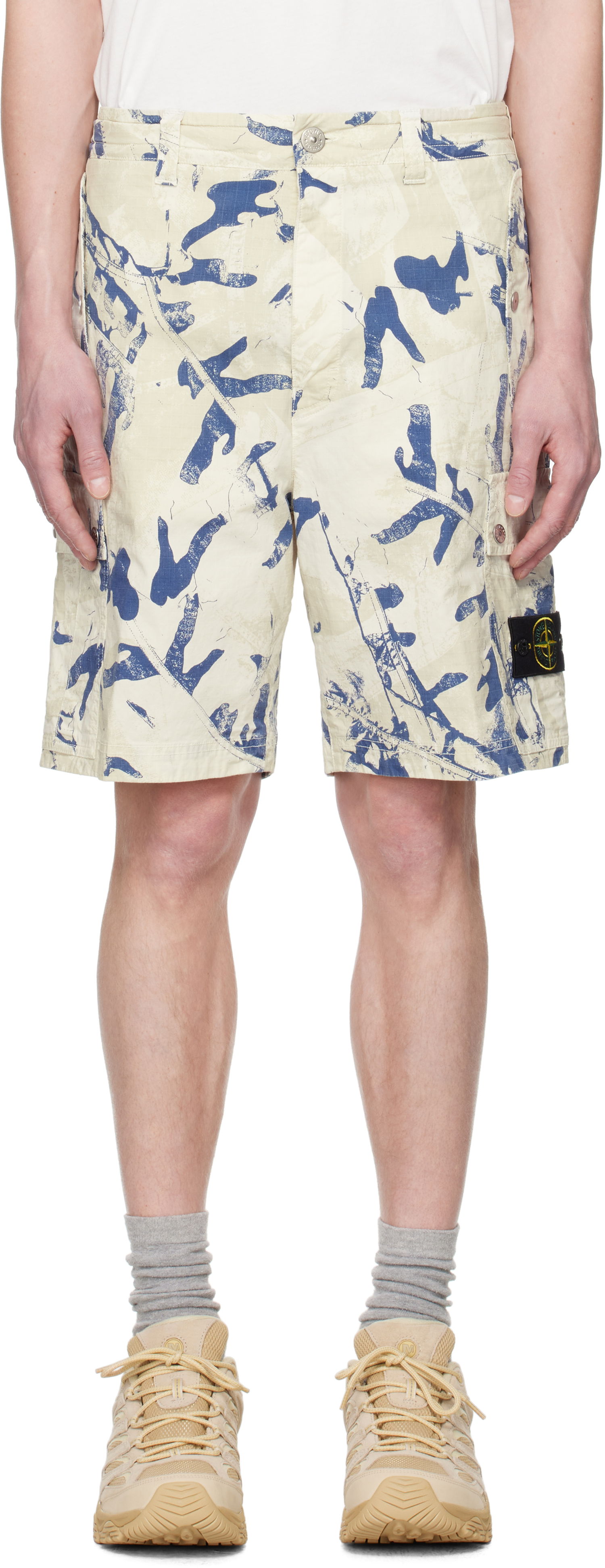 Къси панталони Stone Island Stone Island Bermuda Comfort Cargo Shorts Бежово | K1S15 L100004 S00E1, 0