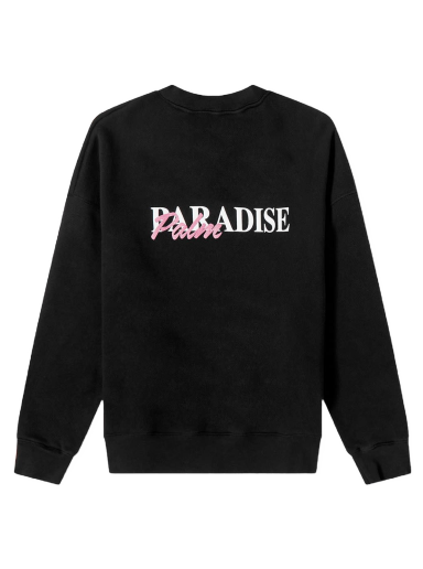 Пуловер Palm Angels Paradise Palm Classic Crew Neck Черно | PWBA017S23FLE0051001