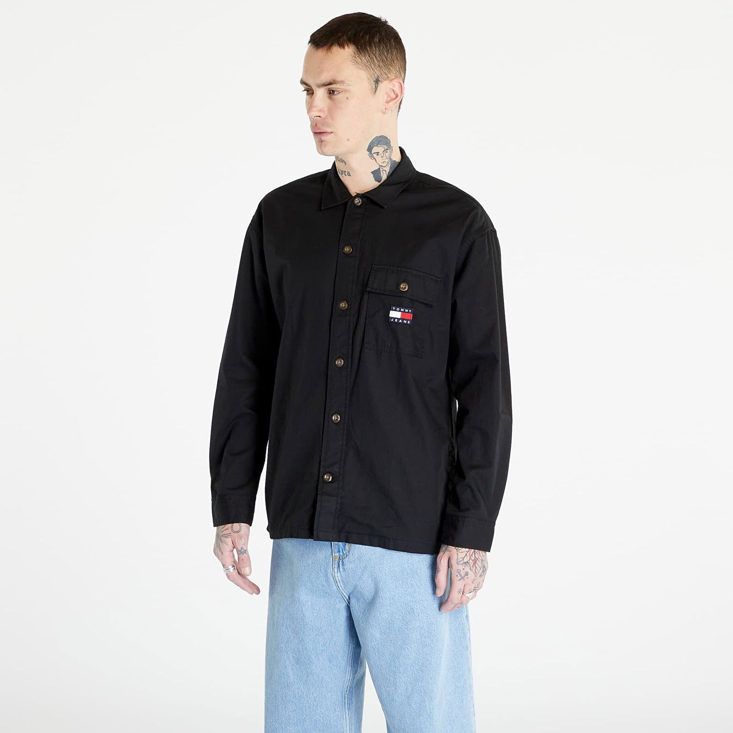Риза Tommy Hilfiger Classic Solid Overshirt Черно | DM0DM15129 BDS, 0