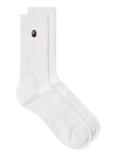 A Bathing Ape Ape Head One Point Sock