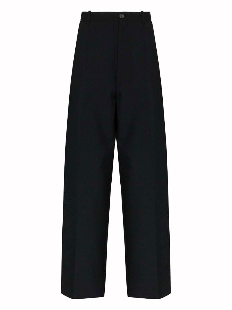 Панталони Balenciaga Loose Tailored Trousers Черно | 622229TXI171000