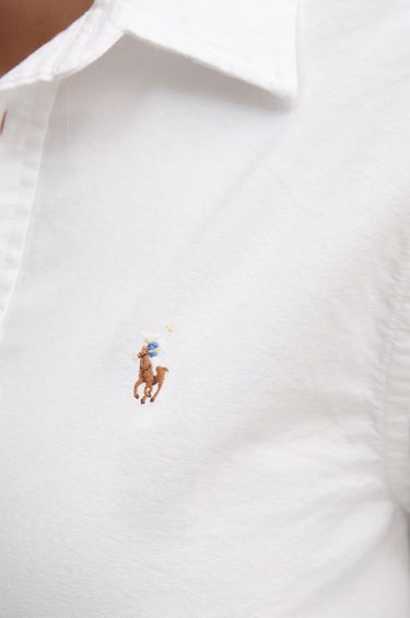 Риза Polo by Ralph Lauren Relaxed Fit Oxford Shirt by Polo Ralph Lauren Бяло | 211970736, 4