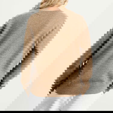 Пуловер Entire Studios Entire Studios Knitted V-Neck Jumper, Size Medium Кафяво | UNU-25-11063-CA, 3