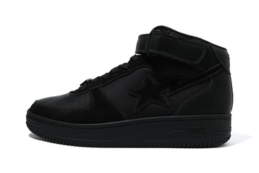 Кецове и обувки BAPE Military Sta Mid "Black" Черно | 1H30191006 BLK, 0