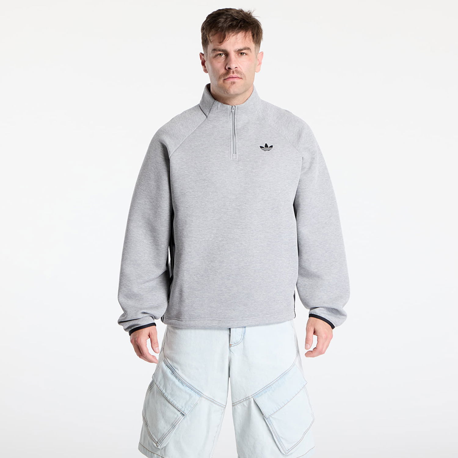 Суитчър adidas Originals Spacer Drill Track Top Сиво | JX1508, 0