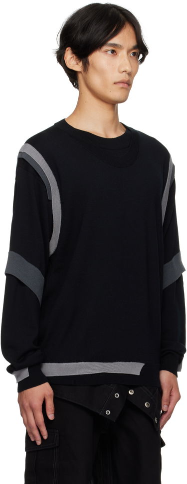 Пуловер Andersson Bell Layered Crewneck Sweater Черно | atb1334m, 1