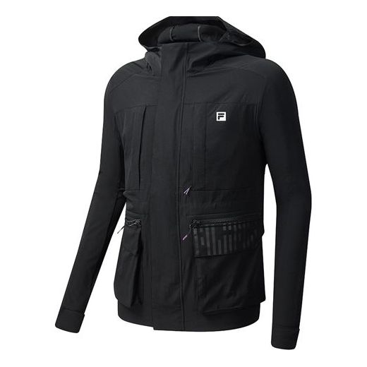 Ветровка FILA Athletics Cargo Woven Jacket Черно | A11M031712F-BK