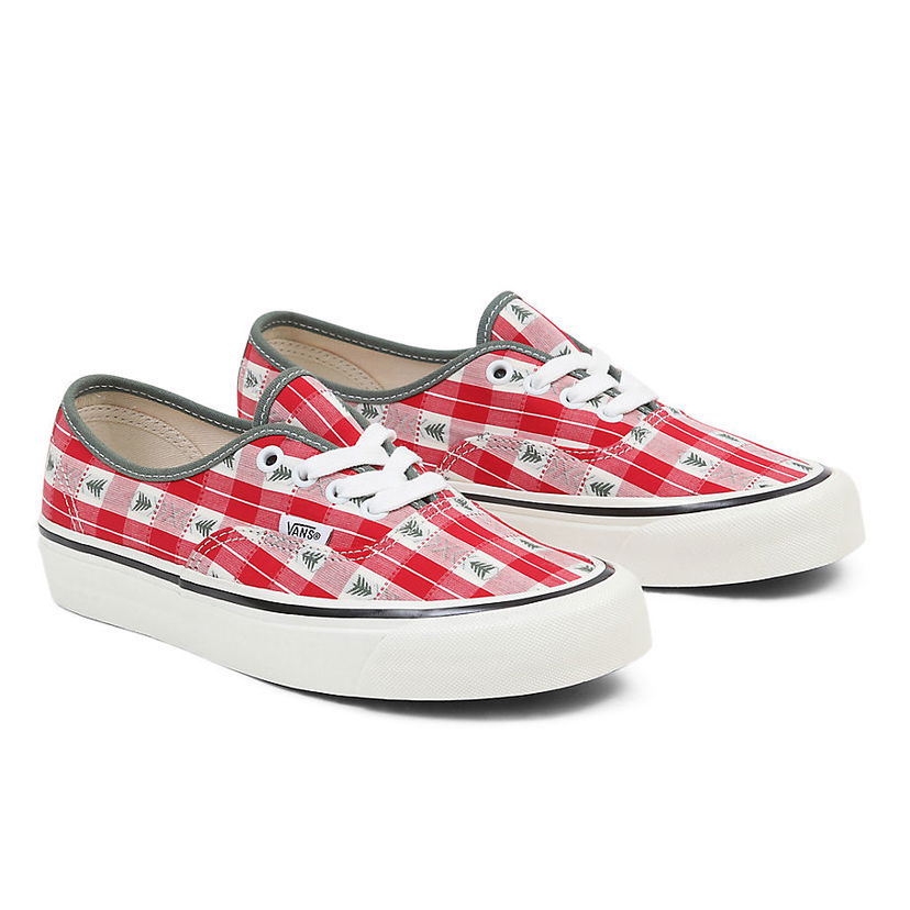 Кецове и обувки Vans Anaheim Factory Authentic 44 Dx Og Plaid Червено | VN0005U8Y52