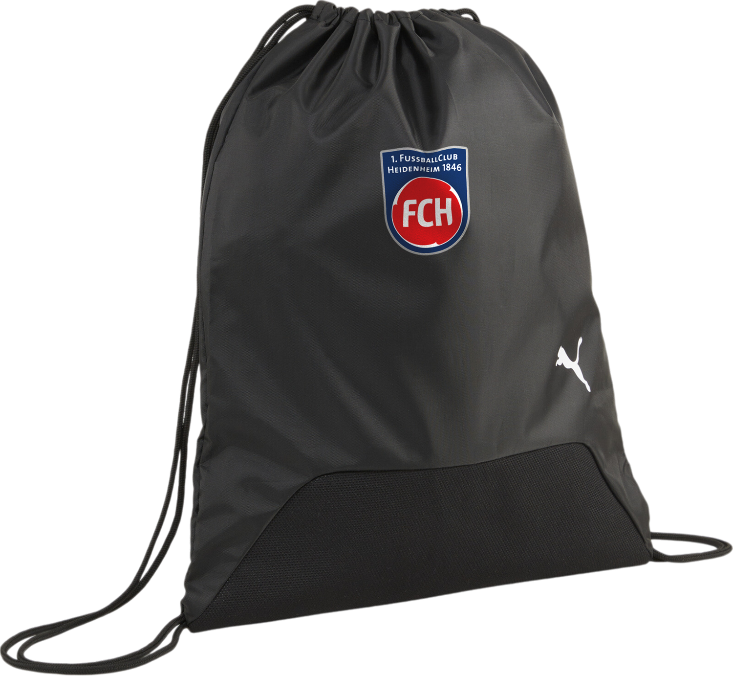 Спортна торба Puma 1. FC Heidenheim Drawstring Gym Bag Черно | 5fch090240-001, 1