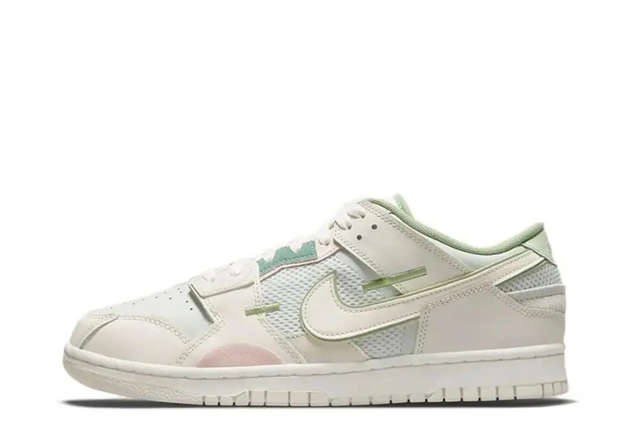 Кецове и обувки Nike Dunk Low Scrap "Grey Haze" Бяло | DM0802-001, 1